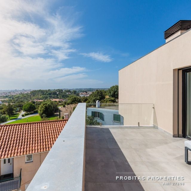 Terraço com vista sobre Cascais